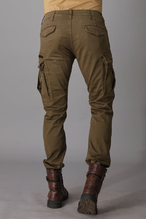 Olive Regular Fit Cargo Pant